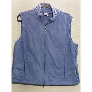 Columbia Women’s Vest Size XL – Blue Zip-Up Sleeveless Jacket